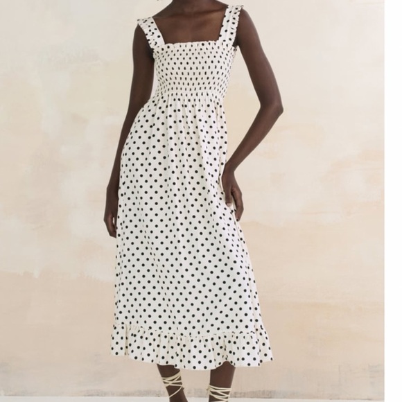 Zara “The JOSEFINE”MIDI/Maxi Linen Blend  Dress - Picture 11 of 11